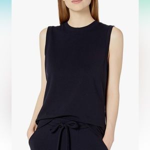 Daily Ritual Terry Cotton and Modal Relaxed Fit Muscle Tank